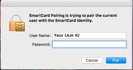 Smart card pairing prompt does not appear 